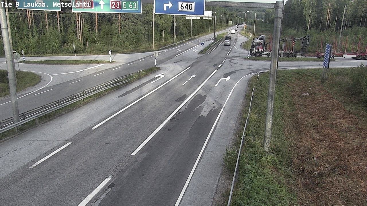 Weather Camera Image Road 9 Laukaa, Metsolahti, Laukaa, Keski-Suomi