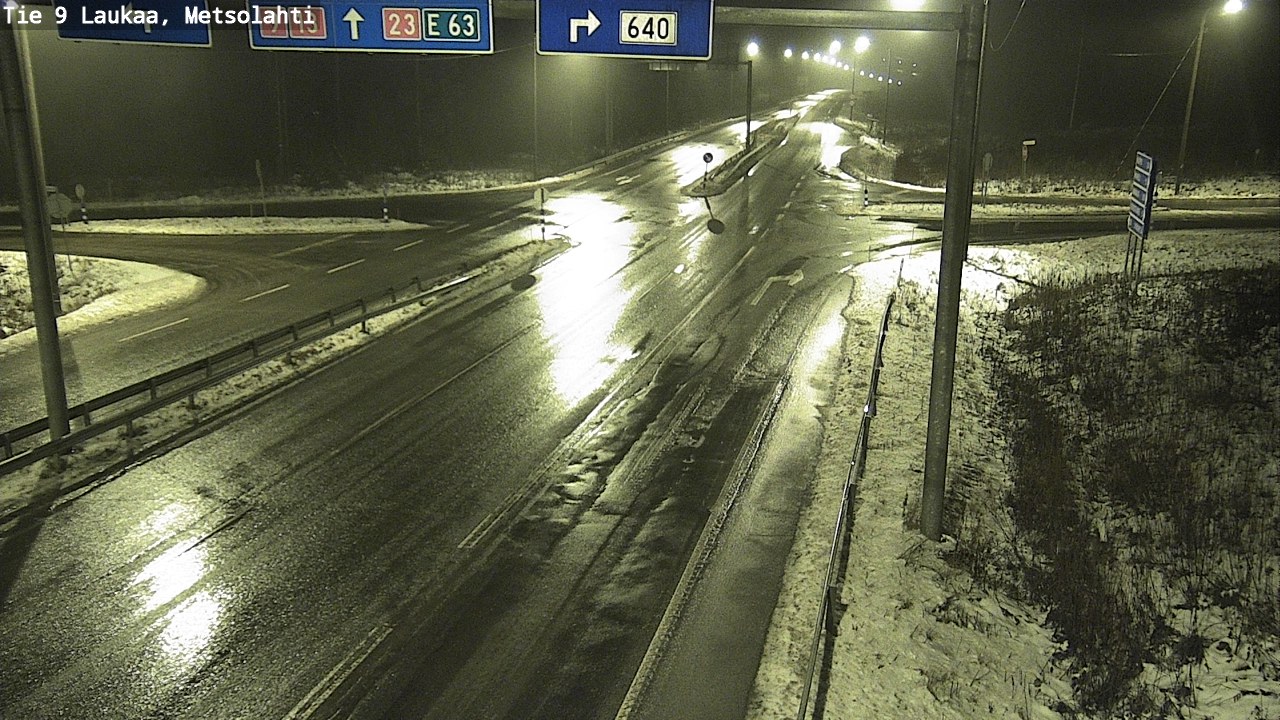 Weather Camera Image Väg 9 Laukaa, Metsolahti, Laukaa, Keski-Suomi