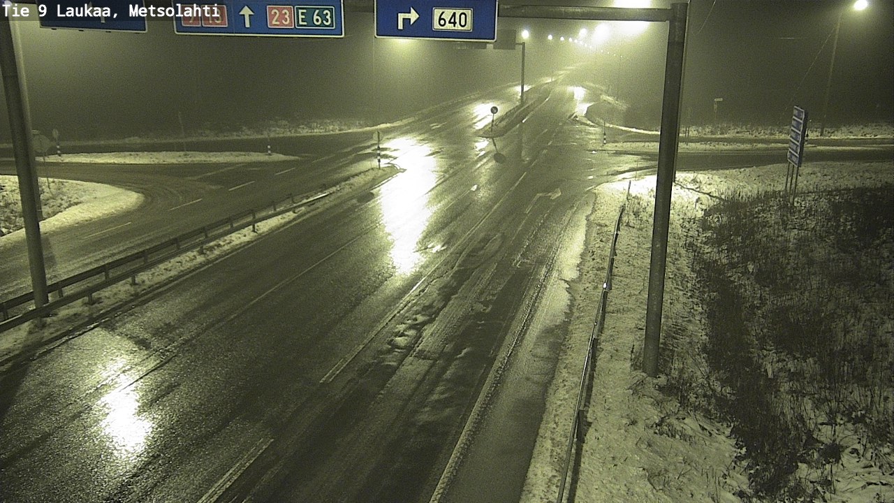 Weather Camera Image Väg 9 Laukaa, Metsolahti, Laukaa, Keski-Suomi