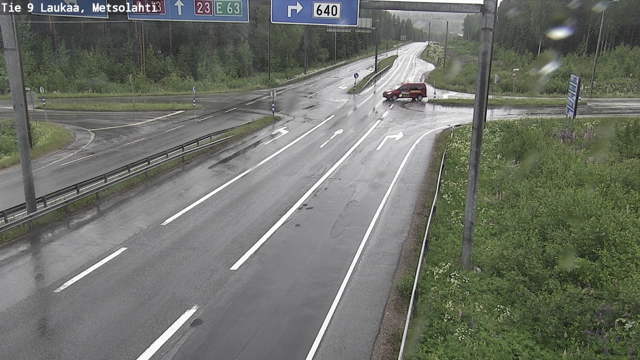 Weather Camera Image Road 9 Laukaa, Metsolahti, Laukaa, Keski-Suomi