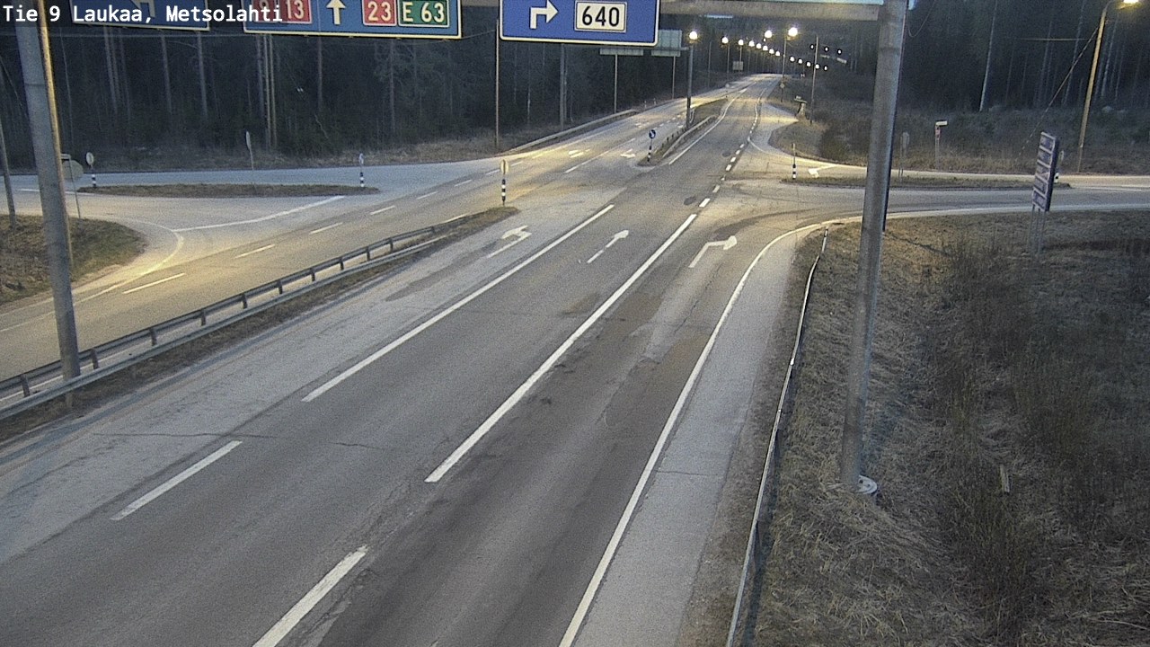 Weather Camera Image Road 9 Laukaa, Metsolahti, Laukaa, Keski-Suomi