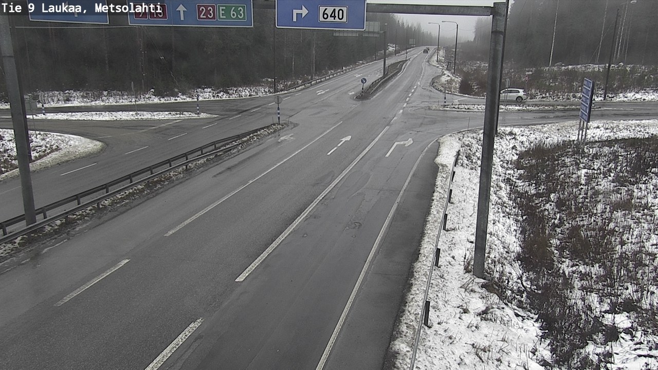 Weather Camera Image Väg 9 Laukaa, Metsolahti, Laukaa, Keski-Suomi