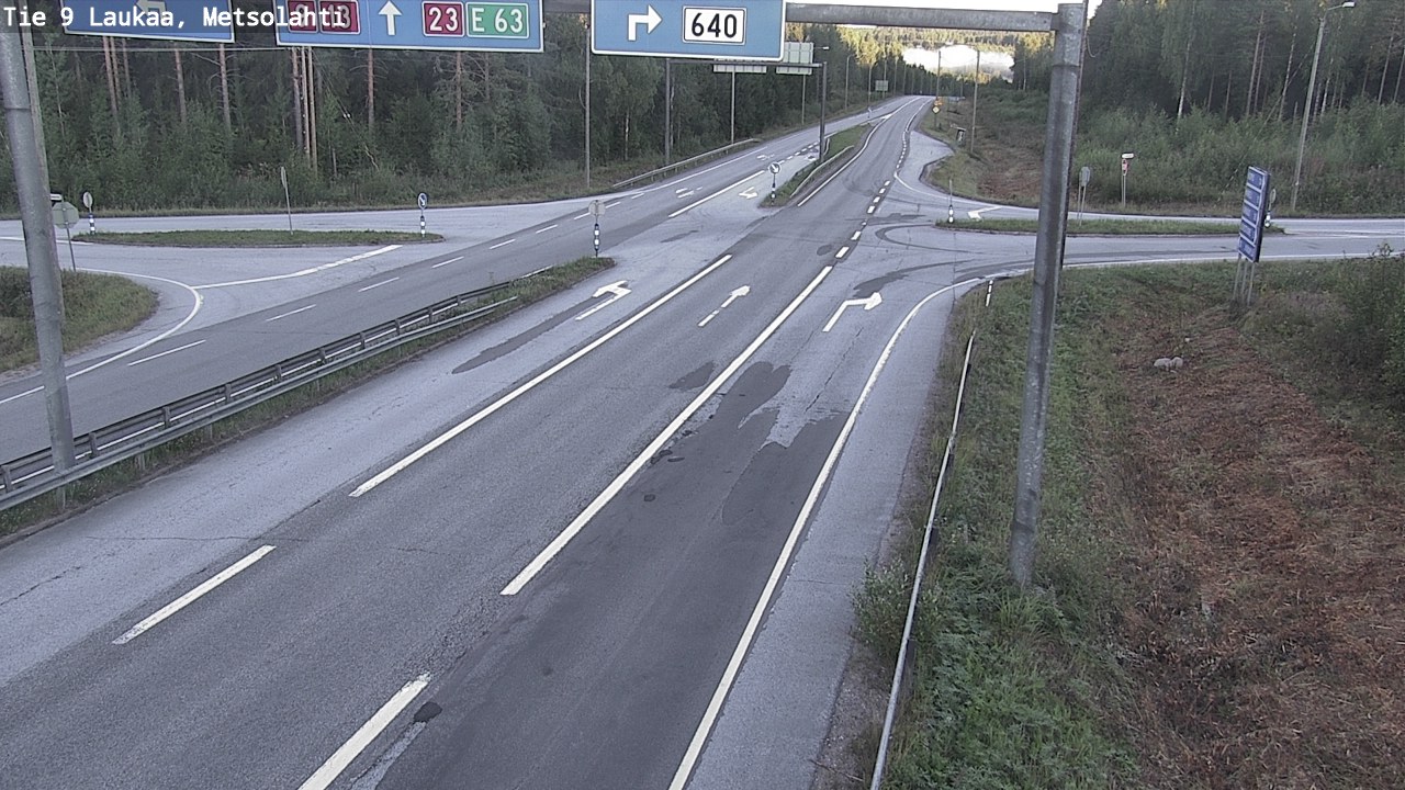 Weather Camera Image Road 9 Laukaa, Metsolahti, Laukaa, Keski-Suomi