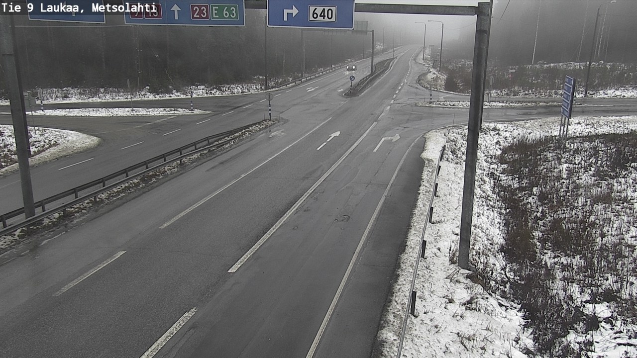 Weather Camera Image Väg 9 Laukaa, Metsolahti, Laukaa, Keski-Suomi