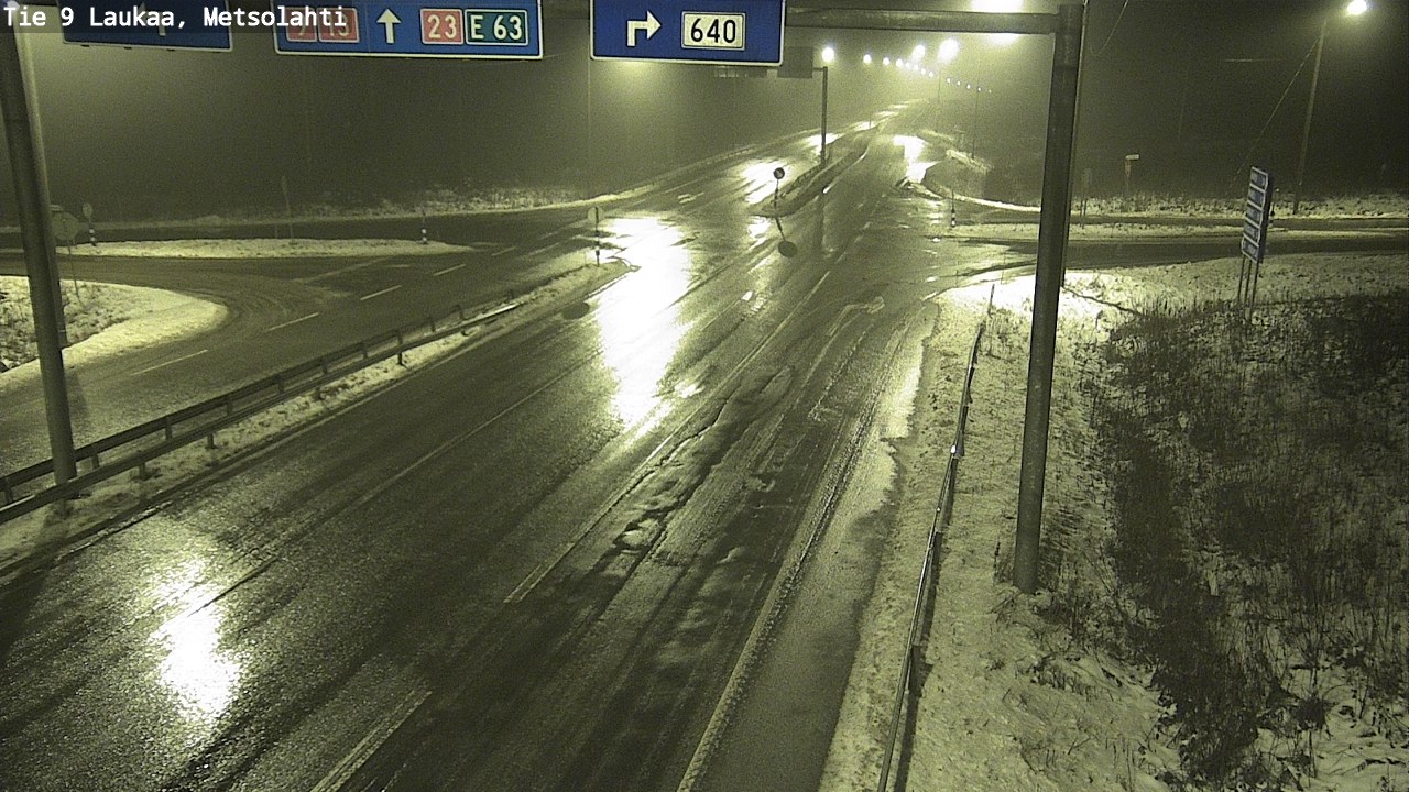 Weather Camera Image Väg 9 Laukaa, Metsolahti, Laukaa, Keski-Suomi