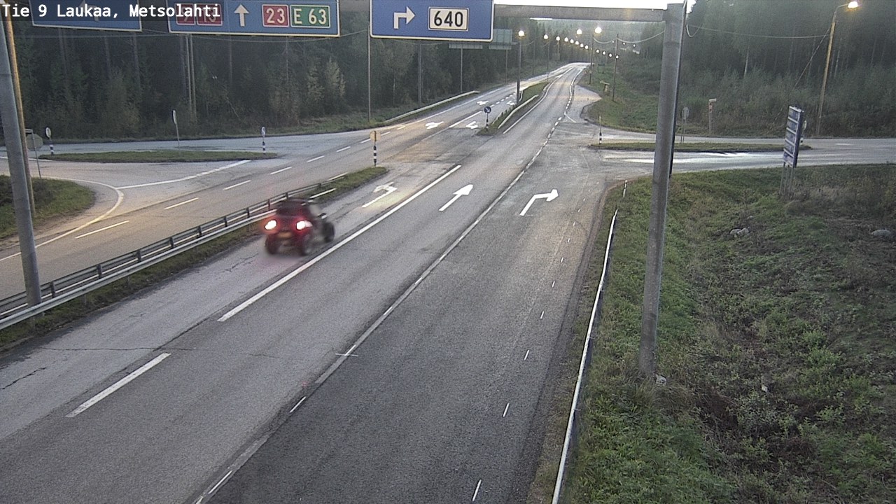 Weather Camera Image Road 9 Laukaa, Metsolahti, Laukaa, Keski-Suomi