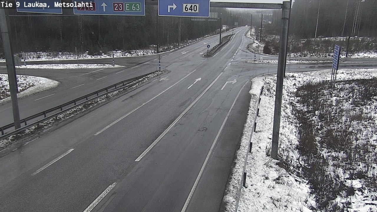 Weather Camera Image Väg 9 Laukaa, Metsolahti, Laukaa, Keski-Suomi