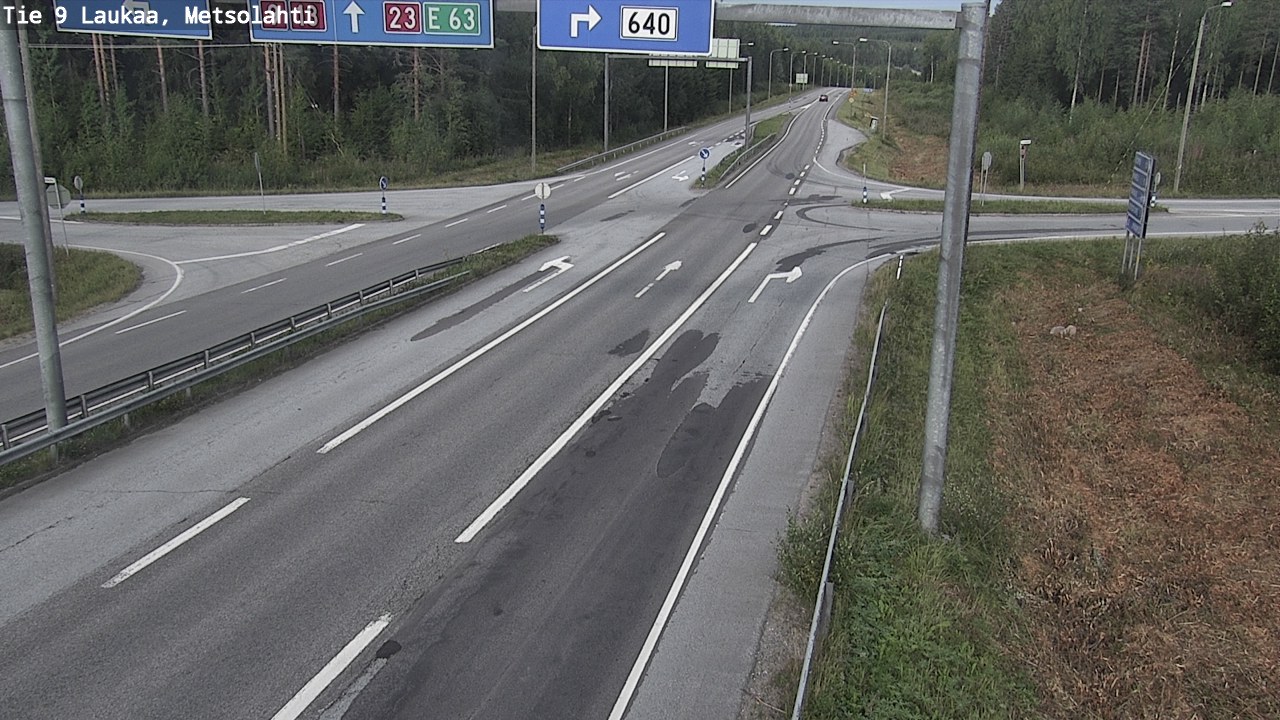 Weather Camera Image Road 9 Laukaa, Metsolahti, Laukaa, Keski-Suomi