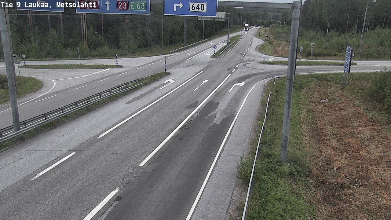 Weather Camera Image Road 9 Laukaa, Metsolahti, Laukaa, Keski-Suomi
