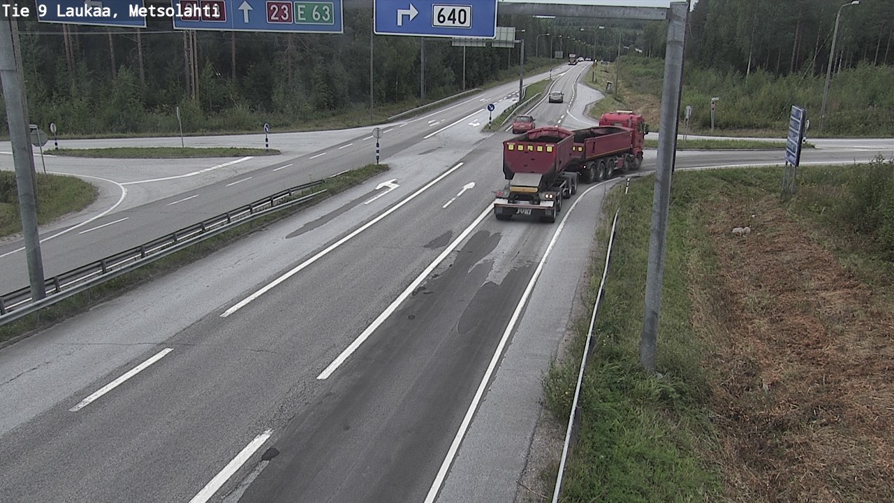Weather Camera Image Road 9 Laukaa, Metsolahti, Laukaa, Keski-Suomi