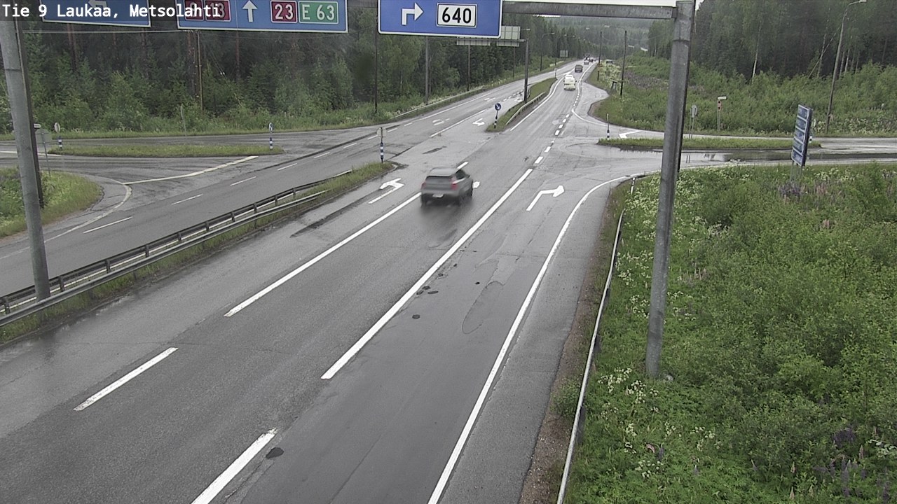 Weather Camera Image Road 9 Laukaa, Metsolahti, Laukaa, Keski-Suomi