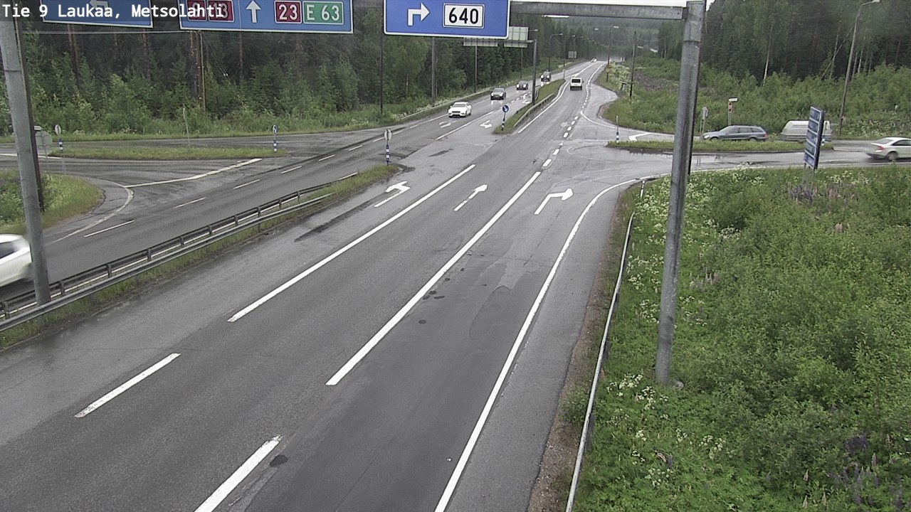 Weather Camera Image Road 9 Laukaa, Metsolahti, Laukaa, Keski-Suomi