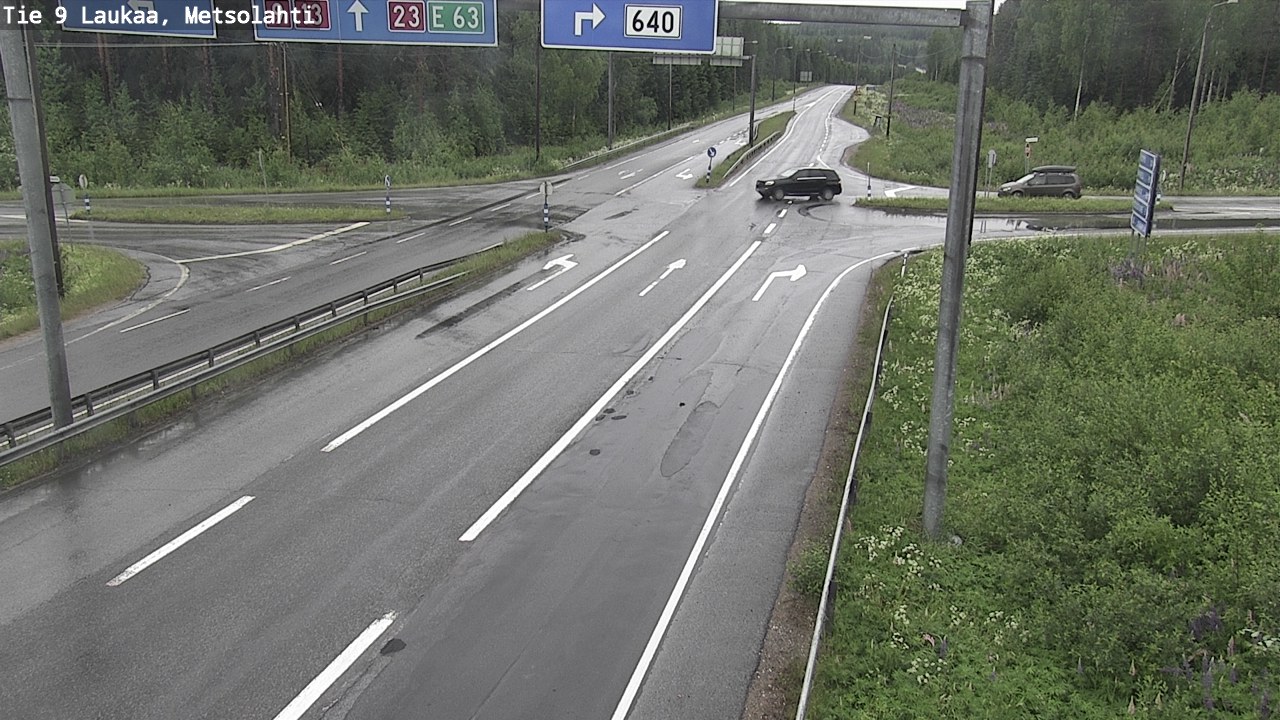 Weather Camera Image Road 9 Laukaa, Metsolahti, Laukaa, Keski-Suomi
