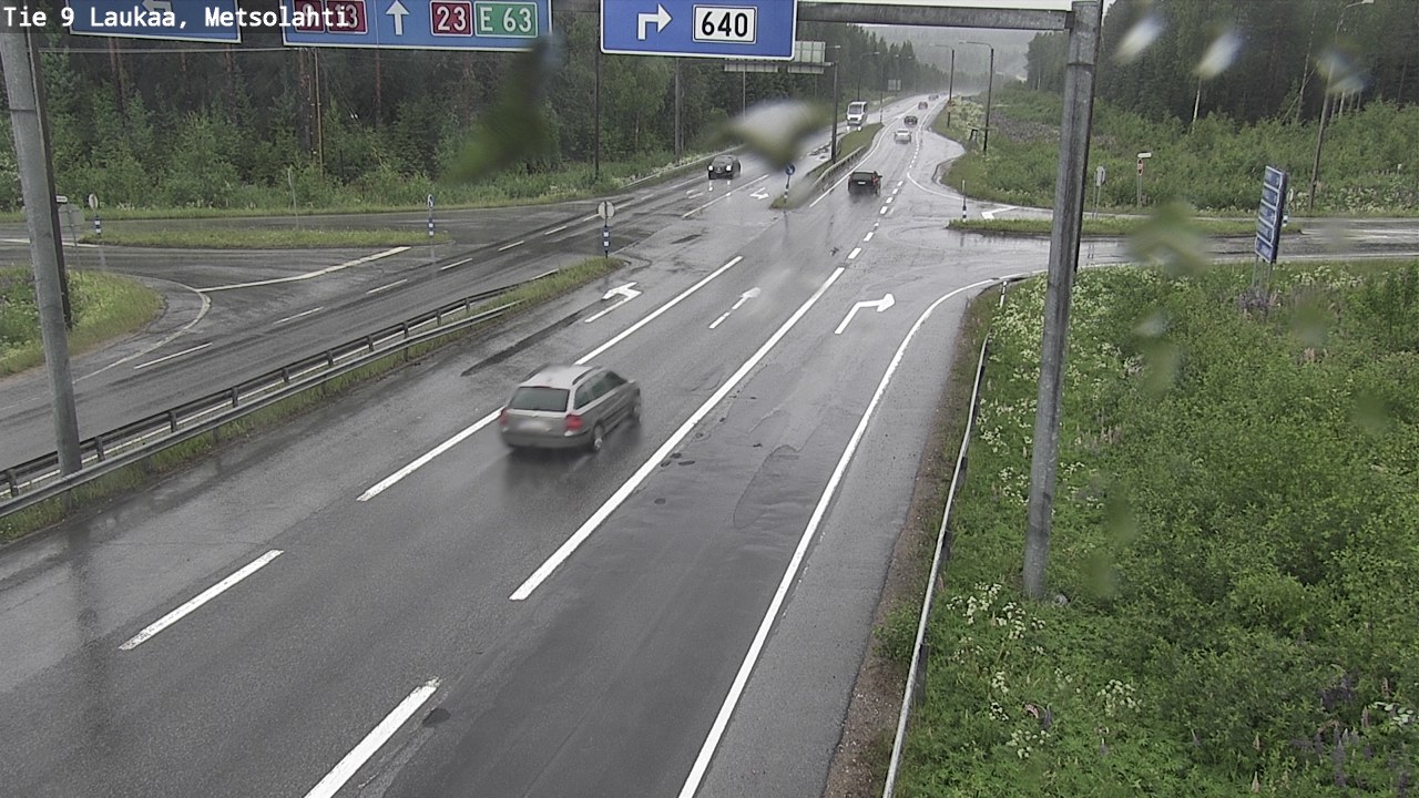 Weather Camera Image Road 9 Laukaa, Metsolahti, Laukaa, Keski-Suomi