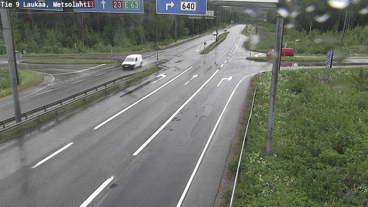 Weather Camera Image Road 9 Laukaa, Metsolahti, Laukaa, Keski-Suomi