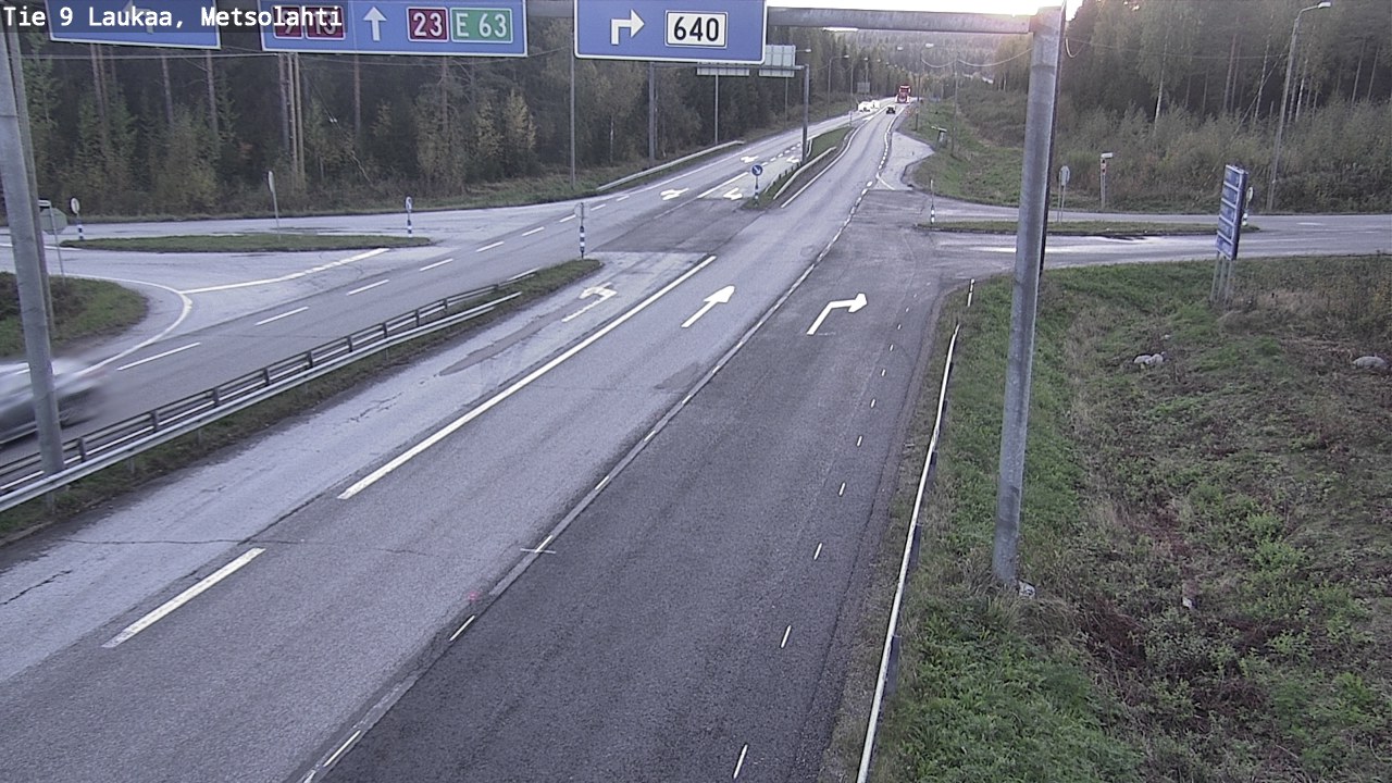 Weather Camera Image Road 9 Laukaa, Metsolahti, Laukaa, Keski-Suomi