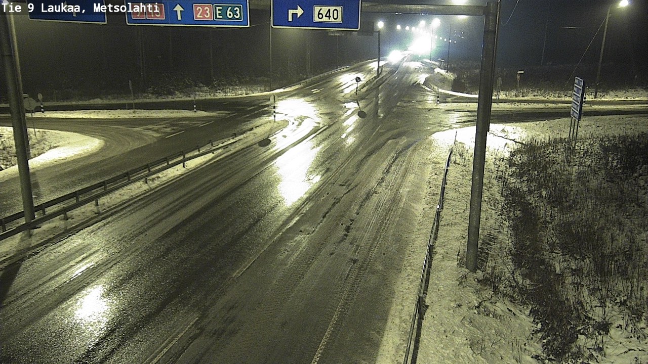Weather Camera Image Väg 9 Laukaa, Metsolahti, Laukaa, Keski-Suomi