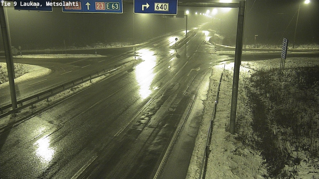 Weather Camera Image Väg 9 Laukaa, Metsolahti, Laukaa, Keski-Suomi