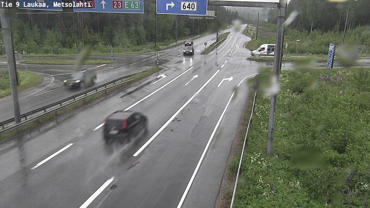 Weather Camera Image Road 9 Laukaa, Metsolahti, Laukaa, Keski-Suomi