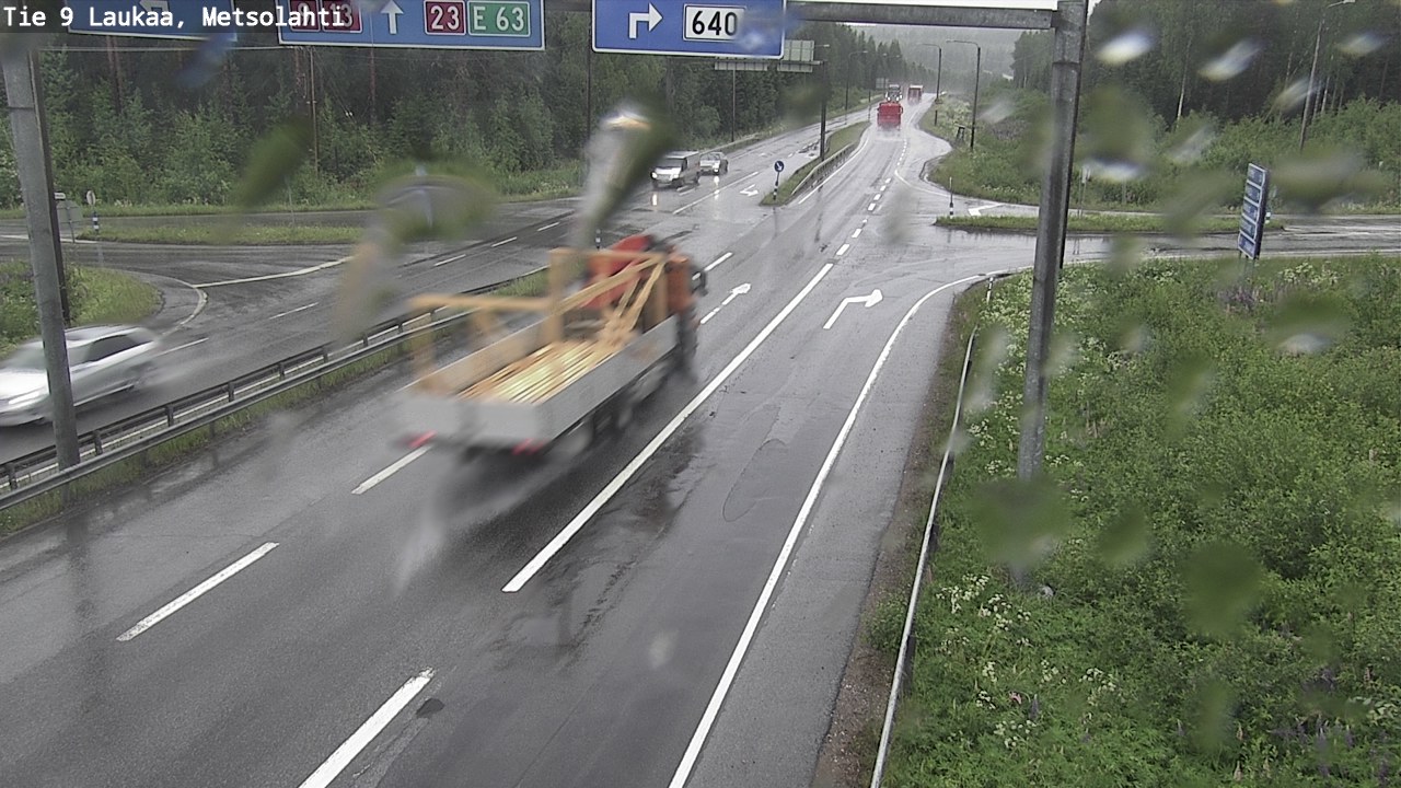 Weather Camera Image Road 9 Laukaa, Metsolahti, Laukaa, Keski-Suomi