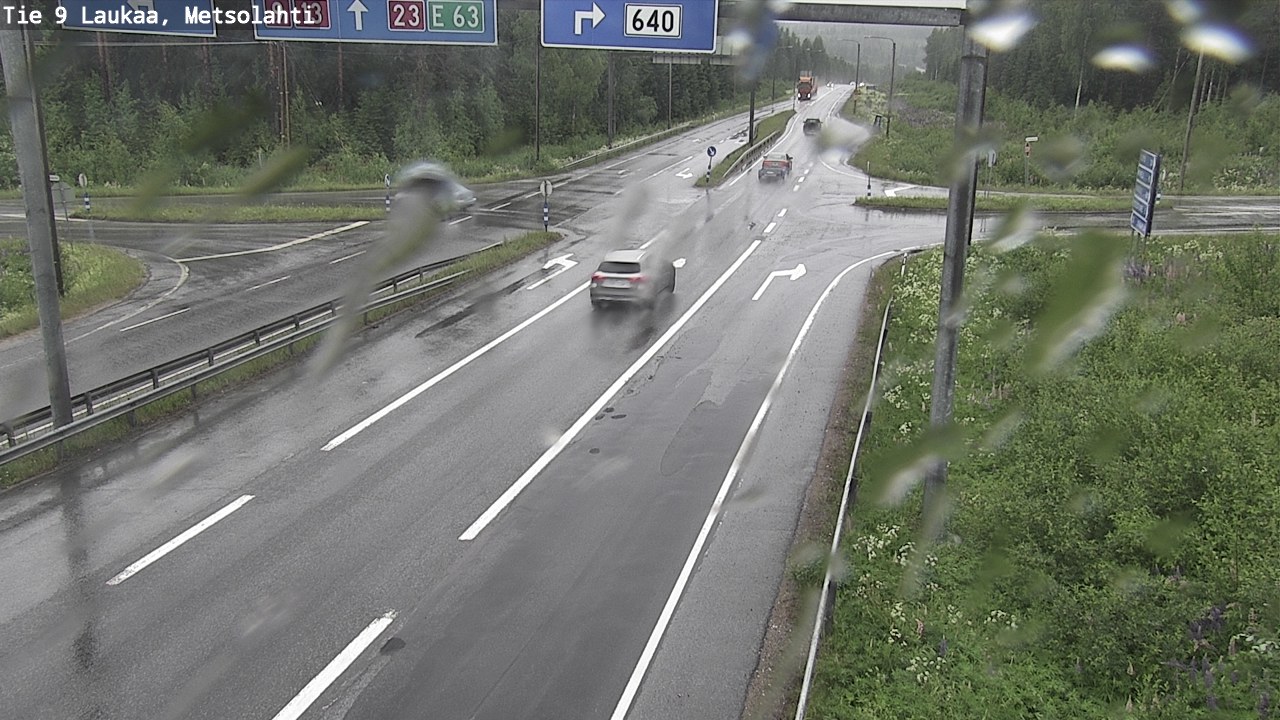 Weather Camera Image Road 9 Laukaa, Metsolahti, Laukaa, Keski-Suomi