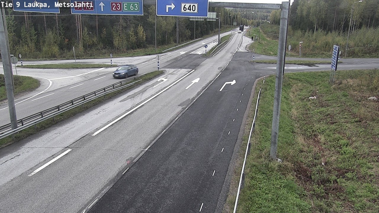 Weather Camera Image Road 9 Laukaa, Metsolahti, Laukaa, Keski-Suomi