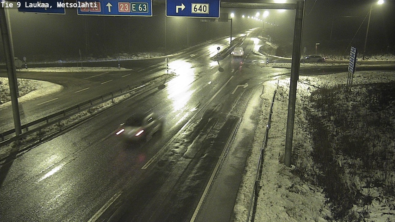 Weather Camera Image Väg 9 Laukaa, Metsolahti, Laukaa, Keski-Suomi