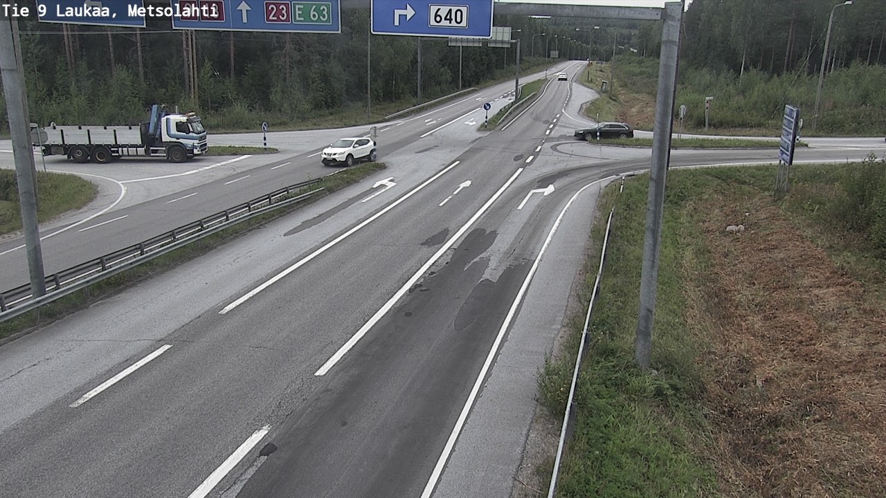 Weather Camera Image Road 9 Laukaa, Metsolahti, Laukaa, Keski-Suomi