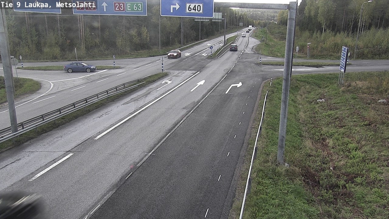 Weather Camera Image Road 9 Laukaa, Metsolahti, Laukaa, Keski-Suomi