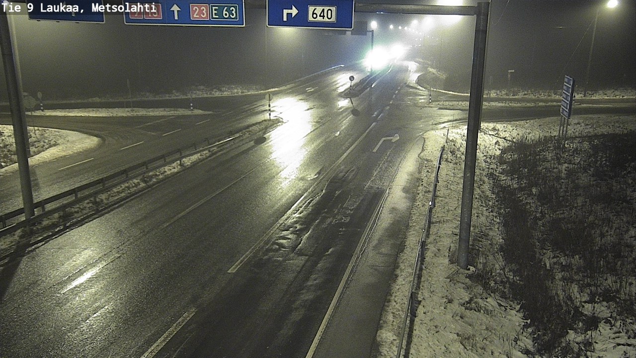 Weather Camera Image Väg 9 Laukaa, Metsolahti, Laukaa, Keski-Suomi