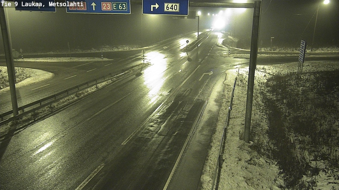 Weather Camera Image Väg 9 Laukaa, Metsolahti, Laukaa, Keski-Suomi