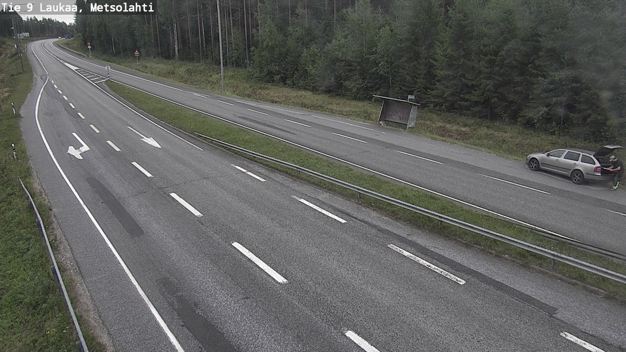 Weather Camera Image Road 9 Laukaa, Metsolahti, Laukaa, Keski-Suomi