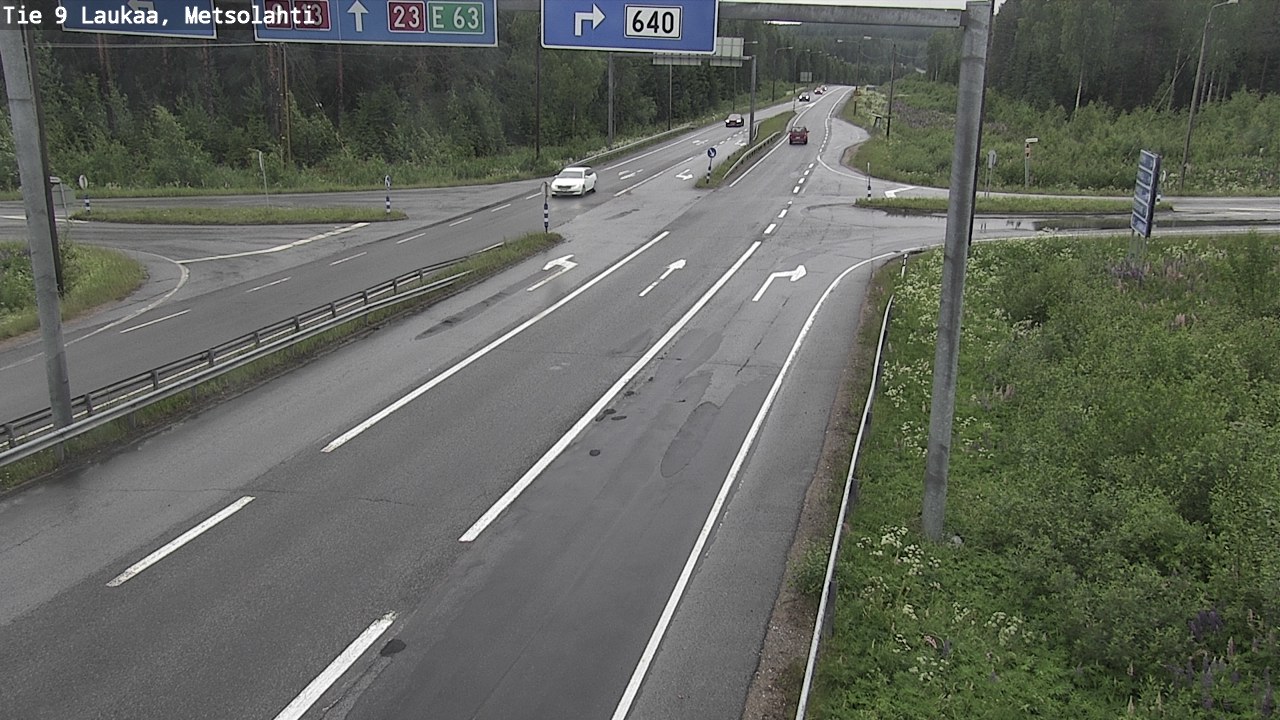 Weather Camera Image Road 9 Laukaa, Metsolahti, Laukaa, Keski-Suomi