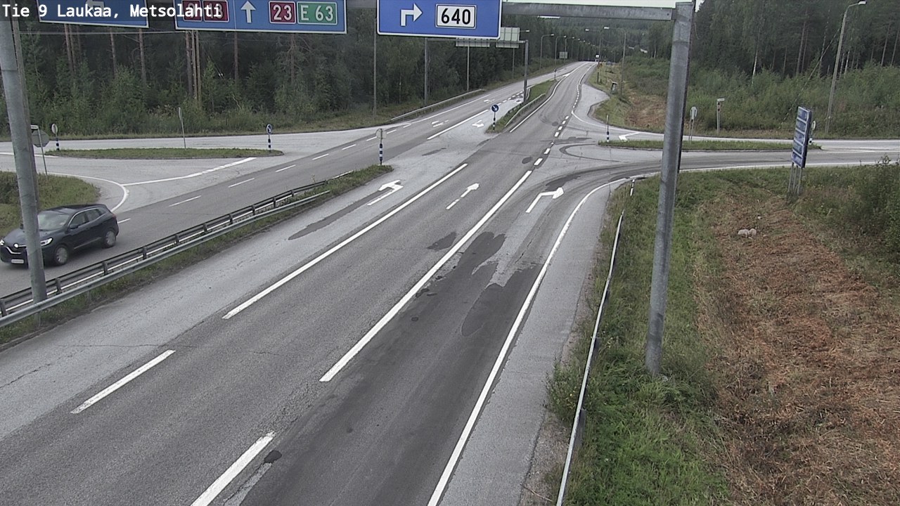 Weather Camera Image Road 9 Laukaa, Metsolahti, Laukaa, Keski-Suomi