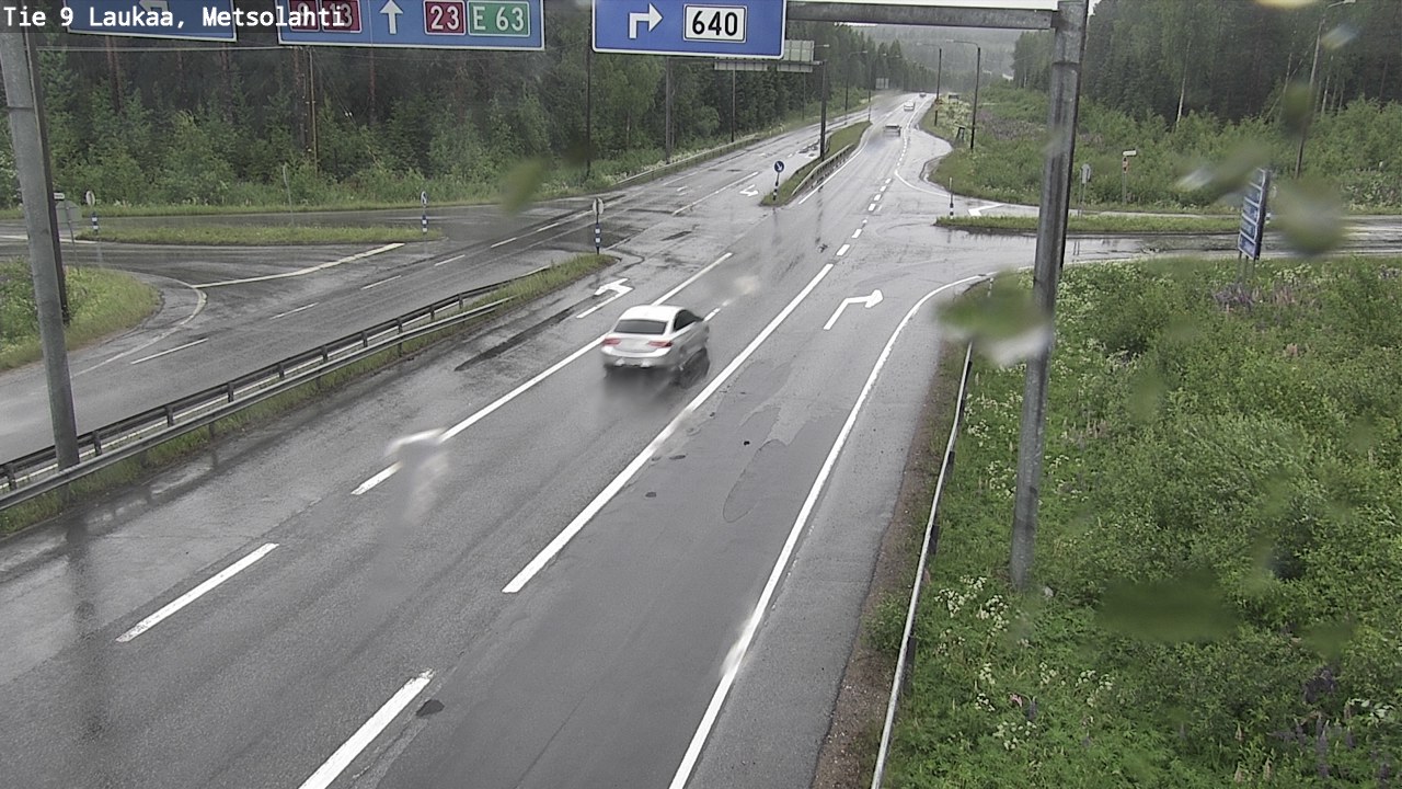Weather Camera Image Road 9 Laukaa, Metsolahti, Laukaa, Keski-Suomi
