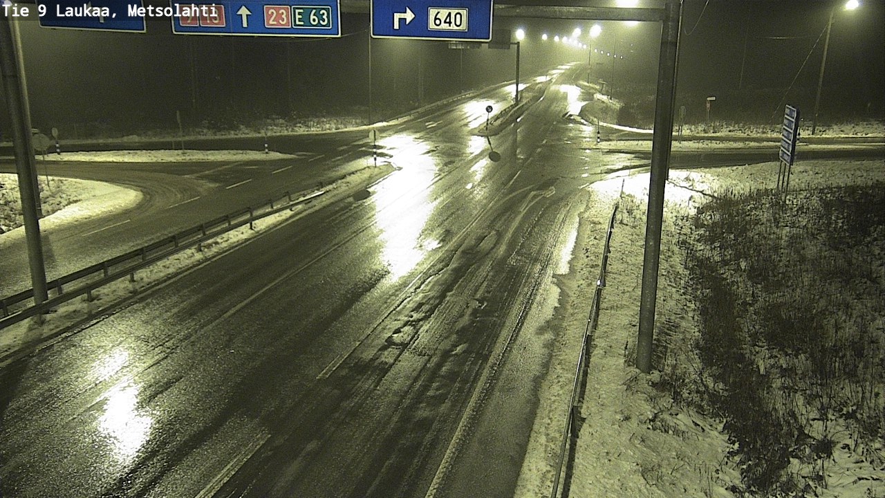 Weather Camera Image Väg 9 Laukaa, Metsolahti, Laukaa, Keski-Suomi
