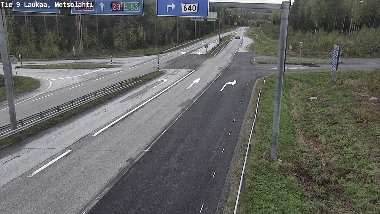 Weather Camera Image Road 9 Laukaa, Metsolahti, Laukaa, Keski-Suomi
