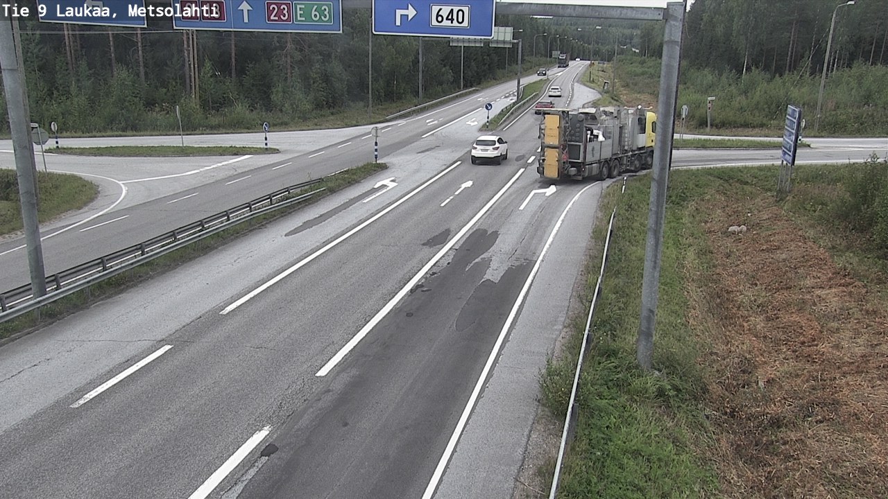 Weather Camera Image Road 9 Laukaa, Metsolahti, Laukaa, Keski-Suomi