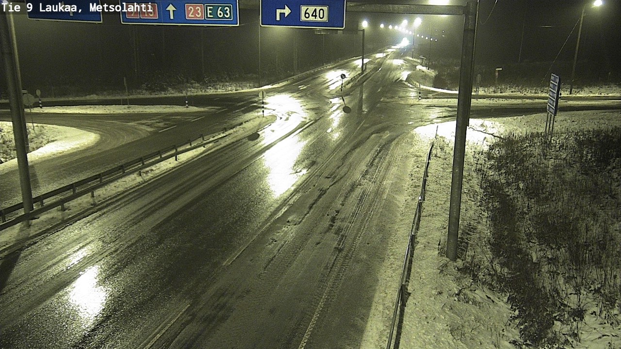 Weather Camera Image Väg 9 Laukaa, Metsolahti, Laukaa, Keski-Suomi
