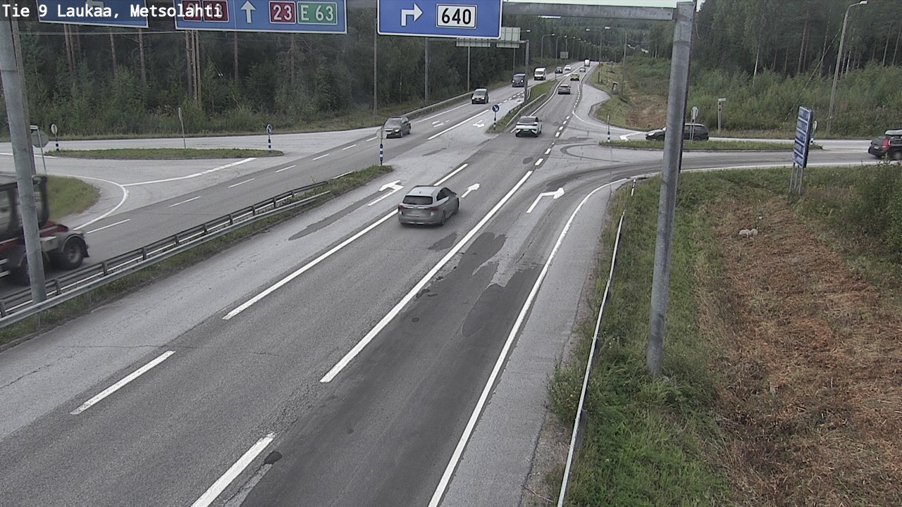 Weather Camera Image Road 9 Laukaa, Metsolahti, Laukaa, Keski-Suomi