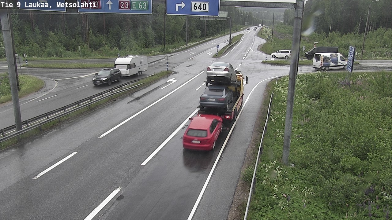 Weather Camera Image Road 9 Laukaa, Metsolahti, Laukaa, Keski-Suomi