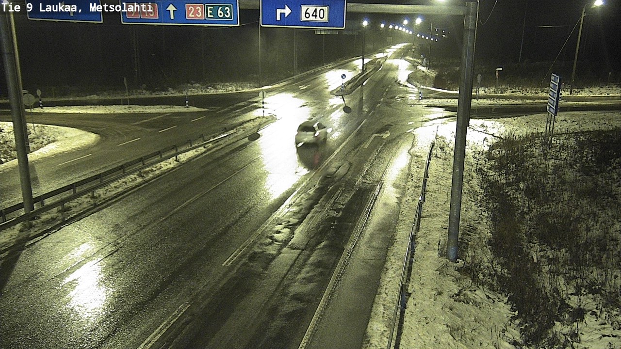 Weather Camera Image Väg 9 Laukaa, Metsolahti, Laukaa, Keski-Suomi