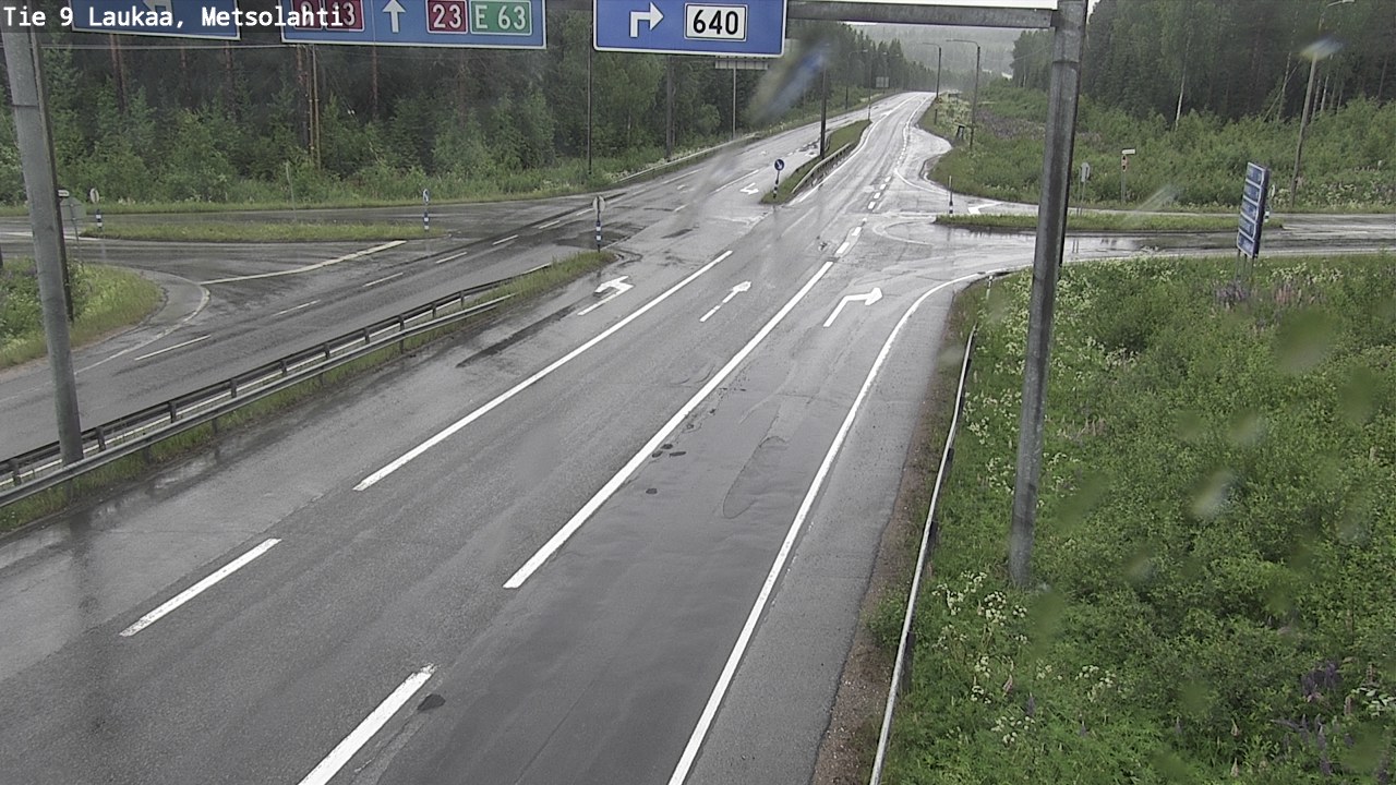 Weather Camera Image Road 9 Laukaa, Metsolahti, Laukaa, Keski-Suomi