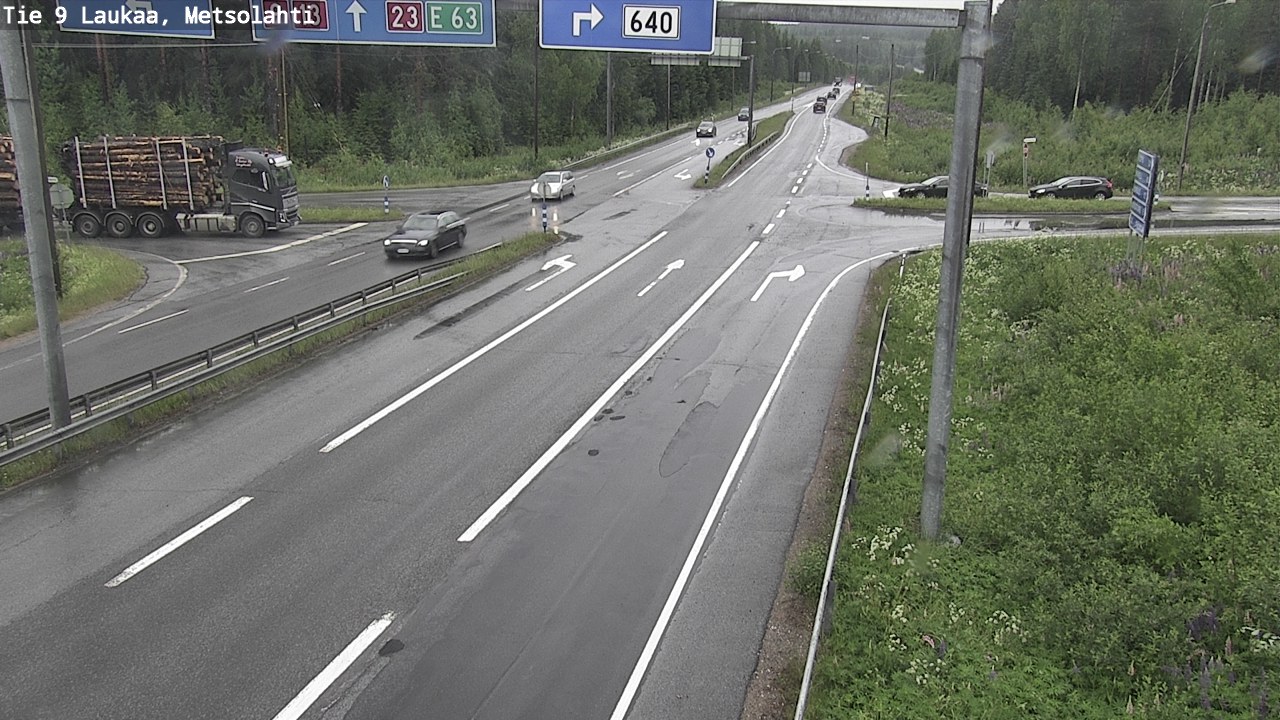 Weather Camera Image Road 9 Laukaa, Metsolahti, Laukaa, Keski-Suomi