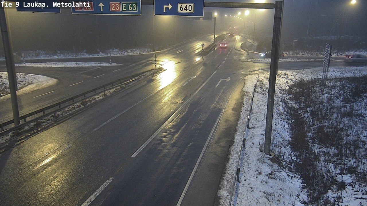 Weather Camera Image Väg 9 Laukaa, Metsolahti, Laukaa, Keski-Suomi