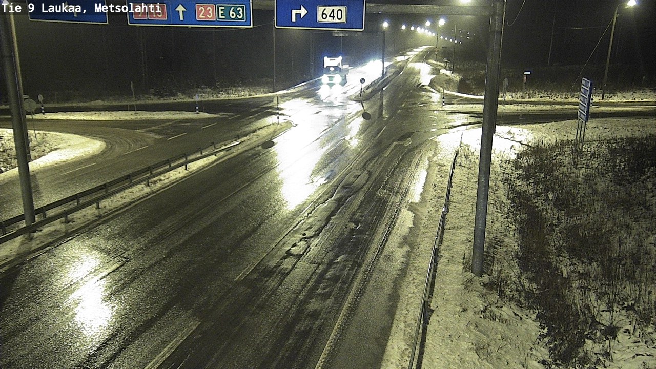 Weather Camera Image Väg 9 Laukaa, Metsolahti, Laukaa, Keski-Suomi