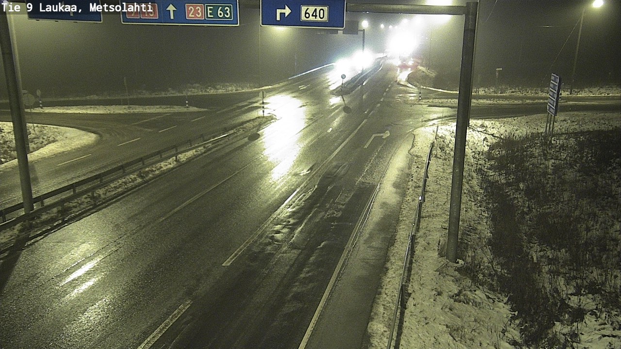 Weather Camera Image Väg 9 Laukaa, Metsolahti, Laukaa, Keski-Suomi