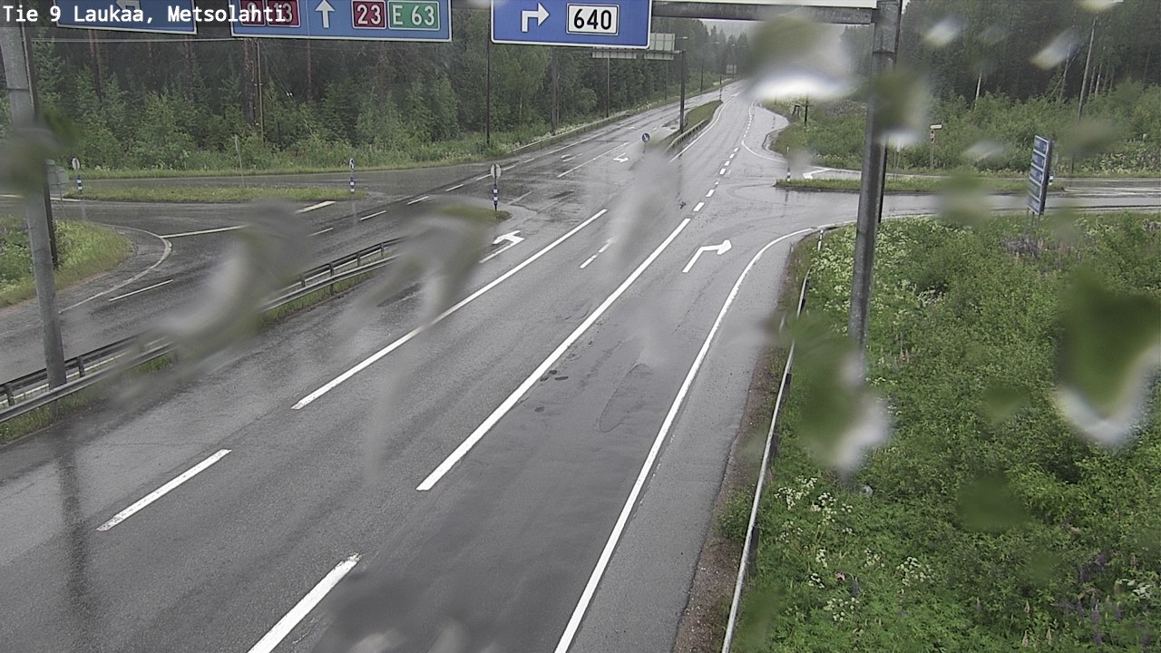 Weather Camera Image Road 9 Laukaa, Metsolahti, Laukaa, Keski-Suomi
