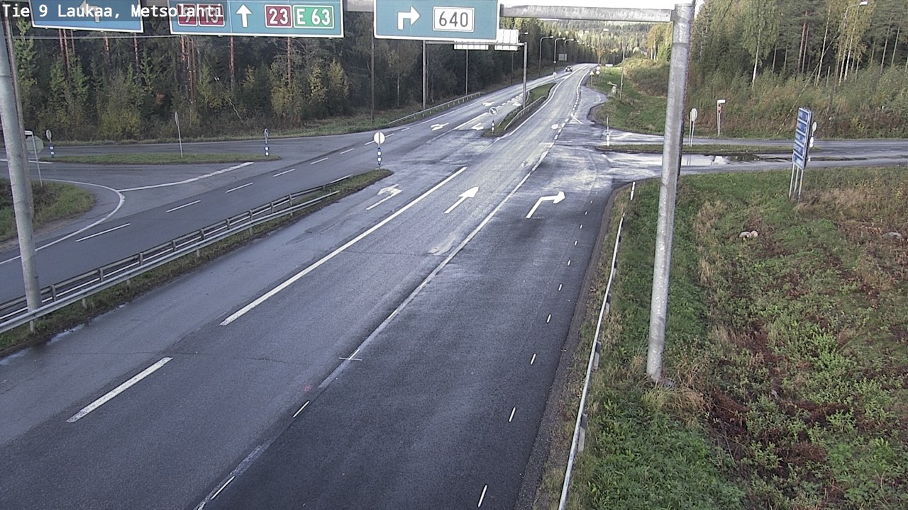 Weather Camera Image Road 9 Laukaa, Metsolahti, Laukaa, Keski-Suomi