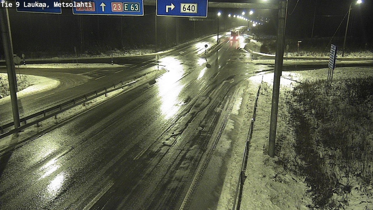 Weather Camera Image Väg 9 Laukaa, Metsolahti, Laukaa, Keski-Suomi